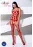 BS068R Bodystocking - Red