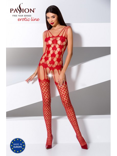 BS068R Bodystocking - Red