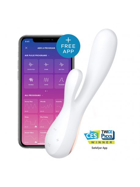 Vibromasseur Satisfyer Mono Flex - Blanc