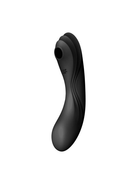 Airpulse stimulator and Vibrator Satisfyer Curvy Trinity 4 - Black