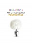 My little secret pompom plug - white