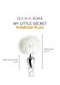 My little secret pompom plug - white