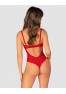 Chilisa crotchless teddy - Red