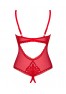 Chilisa crotchless teddy - Red