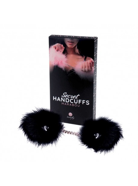 Menottes plumes secret play - Noir