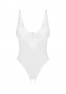 Alissium crotchless teddy - White