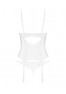 Alissium corset and thong - White