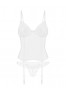 Alissium corset and thong - White