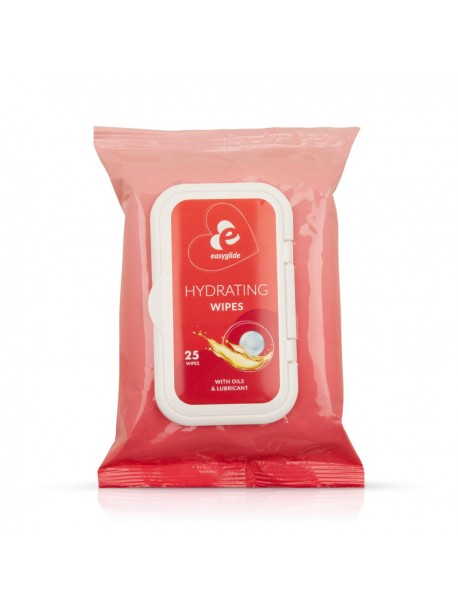Hydrating wipes with lubricant and oils Easyglide