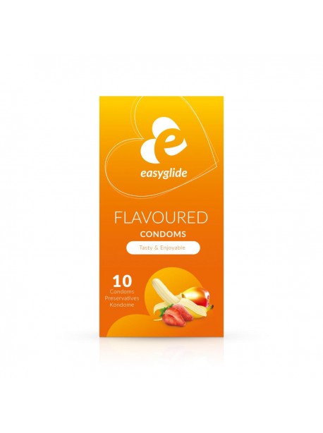 Flavored condoms Easyglide - 10 pieces