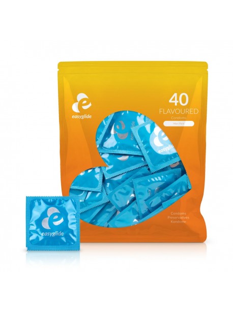 Flavored condoms Easyglide - 40 pieces