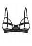 Euridia open cup bra - Black