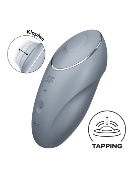 Tap and climax Satisfyer - Bleu/gris
