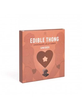 Chocolate flavour edible thong