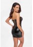 F300 Solace lace up corset mini dress