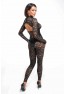 F299 Enigma lace catsuit with underbust bodice