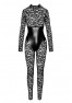 F299 Enigma lace catsuit with underbust bodice