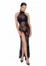 F239 Robe longue en tulle