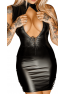 F127 Powerwetlook minidress