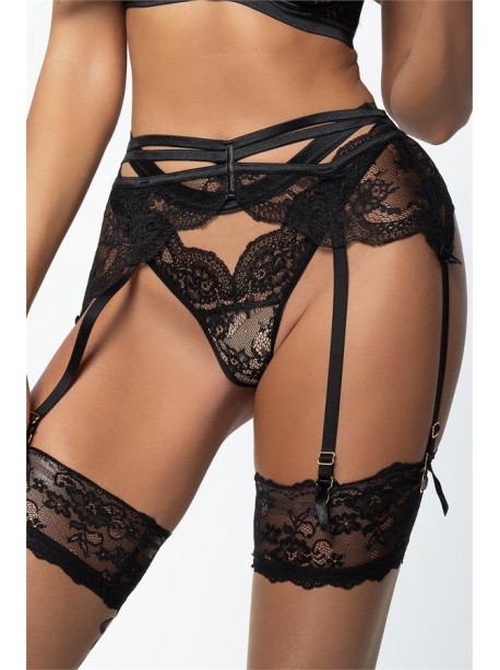 V-10712 Garter belt - black