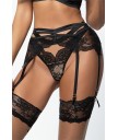 V-10712 Garter belt - black