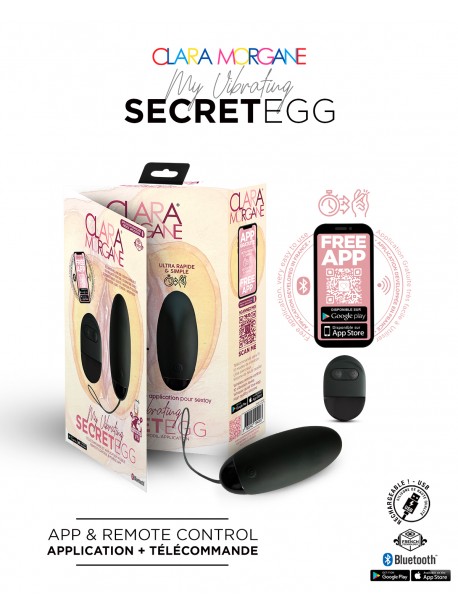 My vibrating secret egg - Noir