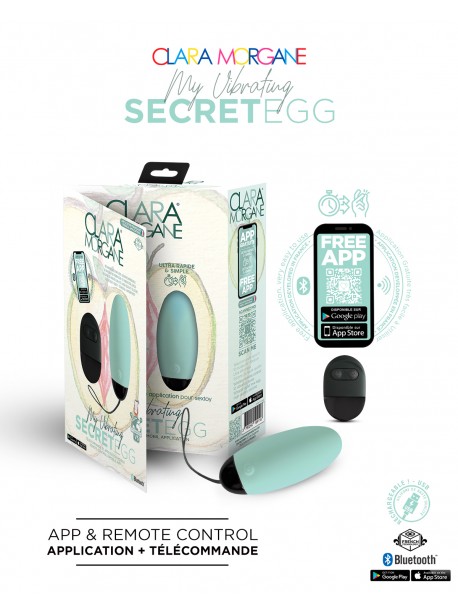 My vibrating secret egg - bleu