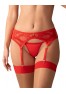 Aliosa garter belt - Red