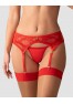 Aliosa garter belt - Red