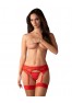 Aliosa garter belt - Red