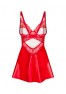 Aliosa chemise and thong - Red