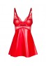 Aliosa chemise and thong - Red