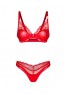 Aliosa 2-pcs lingerie set Red