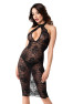 F338 Robe Midi en dentelle Nocturne