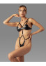 Dame controle body ouvert - Noir