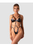 Dame controle body ouvert - Noir