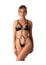 Dame controle body ouvert - Noir