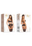 Rafaella wetlook set - black