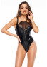 Roxana teddy wetlook - Black