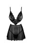 French Kiss 242 babydoll - black