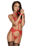 Bondage 243 5 pieces lingerie set - Red