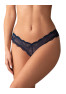 Nightly Blue crotchless thong - Blue