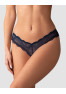 Nightly Blue crotchless thong - Blue