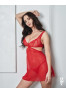 Cupide Desir babydoll and thong - Red