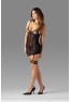 Nuites chemise and thong - Black