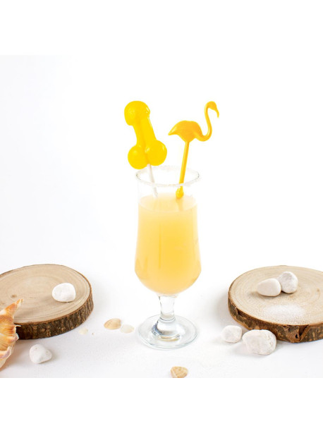 PIÑA COLADA PENIS LOLLIPOP WITH ALCOHOL 