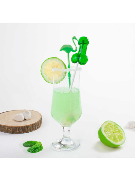 SUCETTE PÉNIS MOJITO AVEC ALCOOL