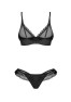 Stelisa 2-pieces lingerie set Black