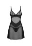 Stelisa chemise and thong - Black