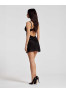 Stelisa chemise and thong - Black